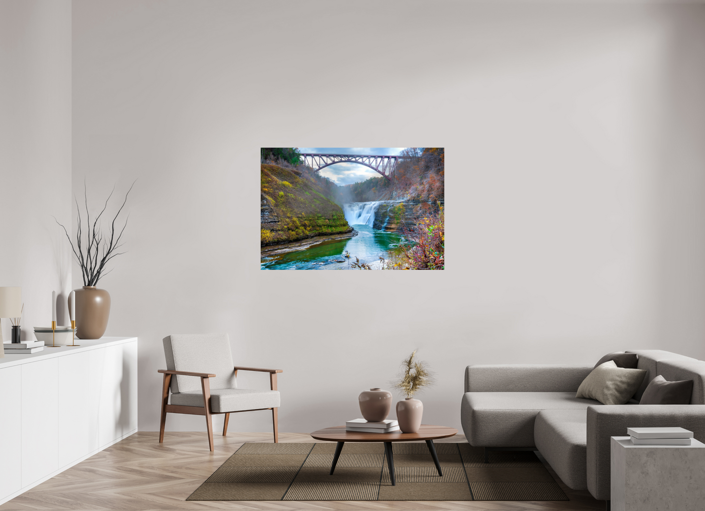54 x 36″, Photo Print On Fuji Crystal DP II Waterfall