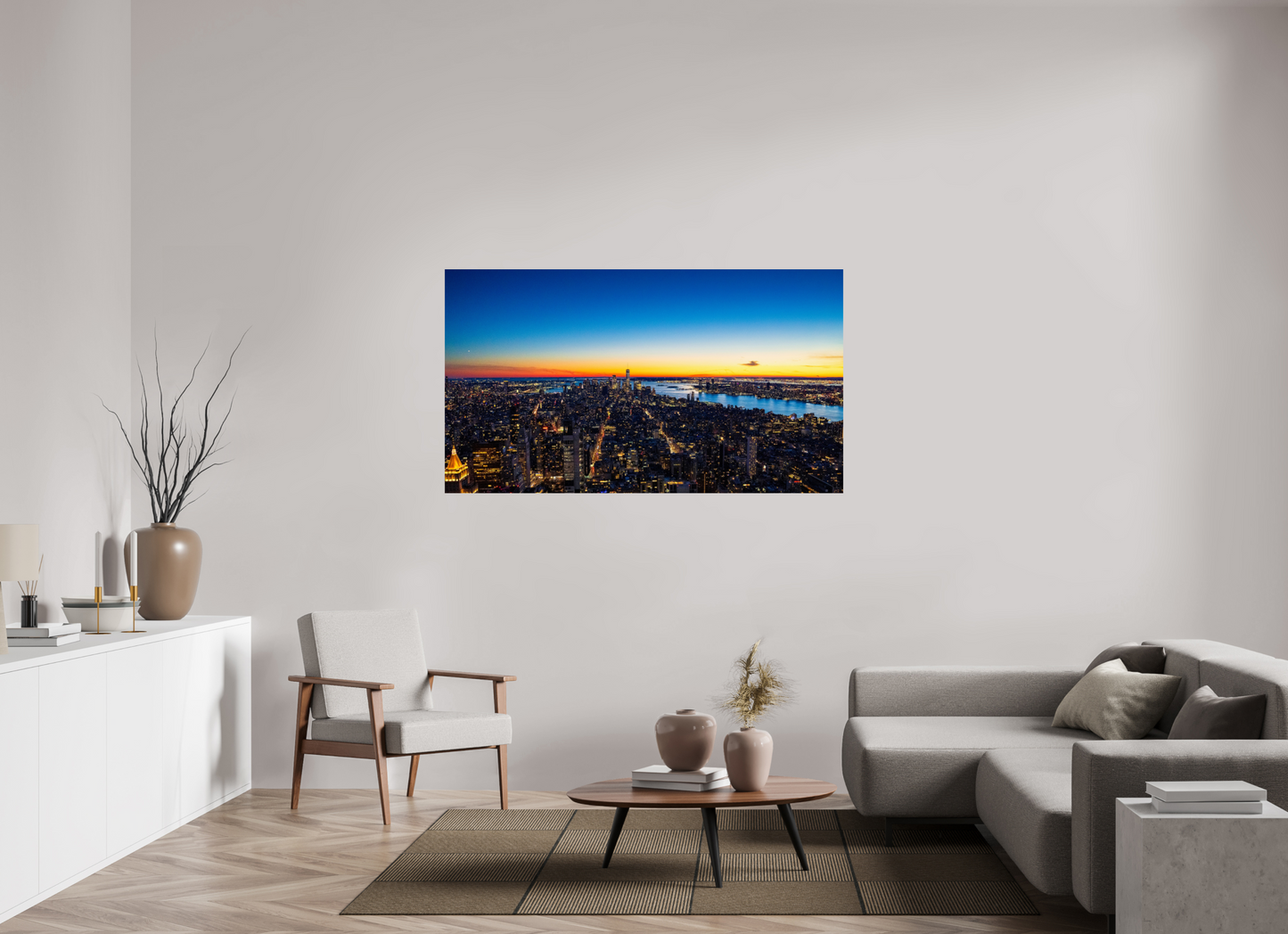 64 x 36″, Chroma New York Sunset