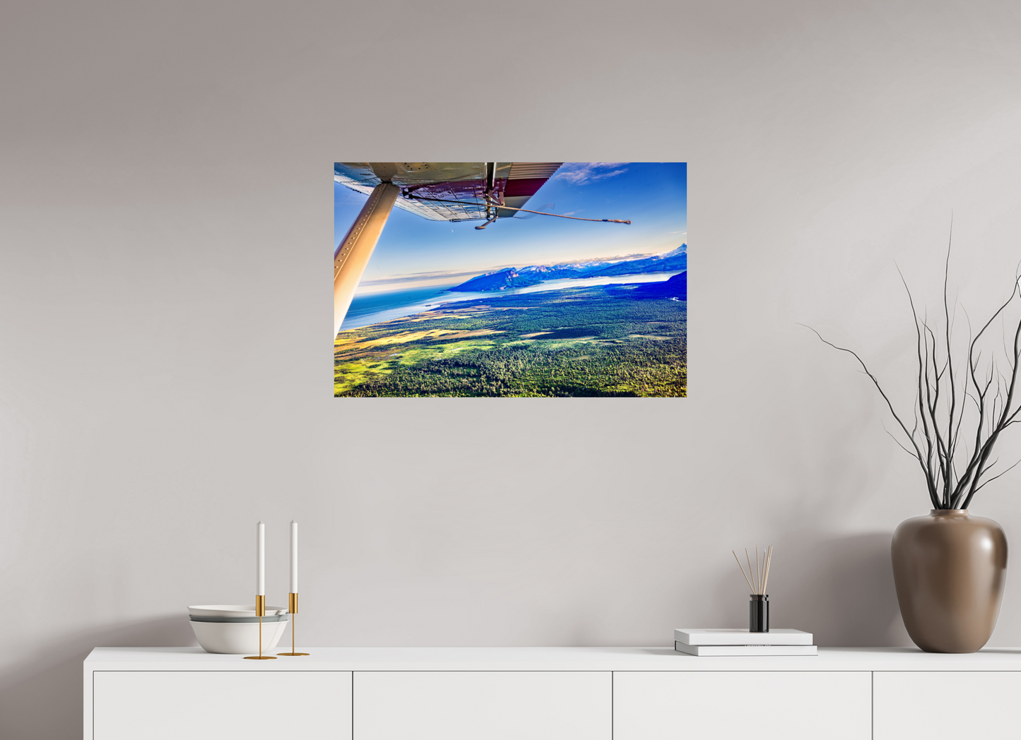 30 x 20″, Chroma Above Alaska