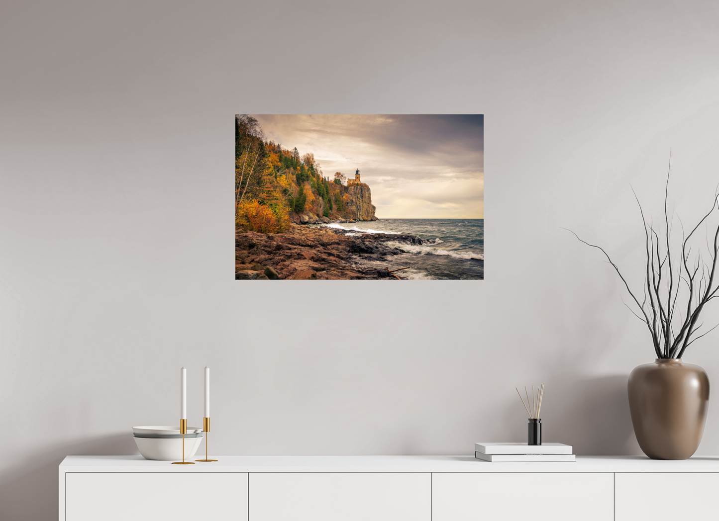 30 x 20″, Chroma Split Rock Lighthouse