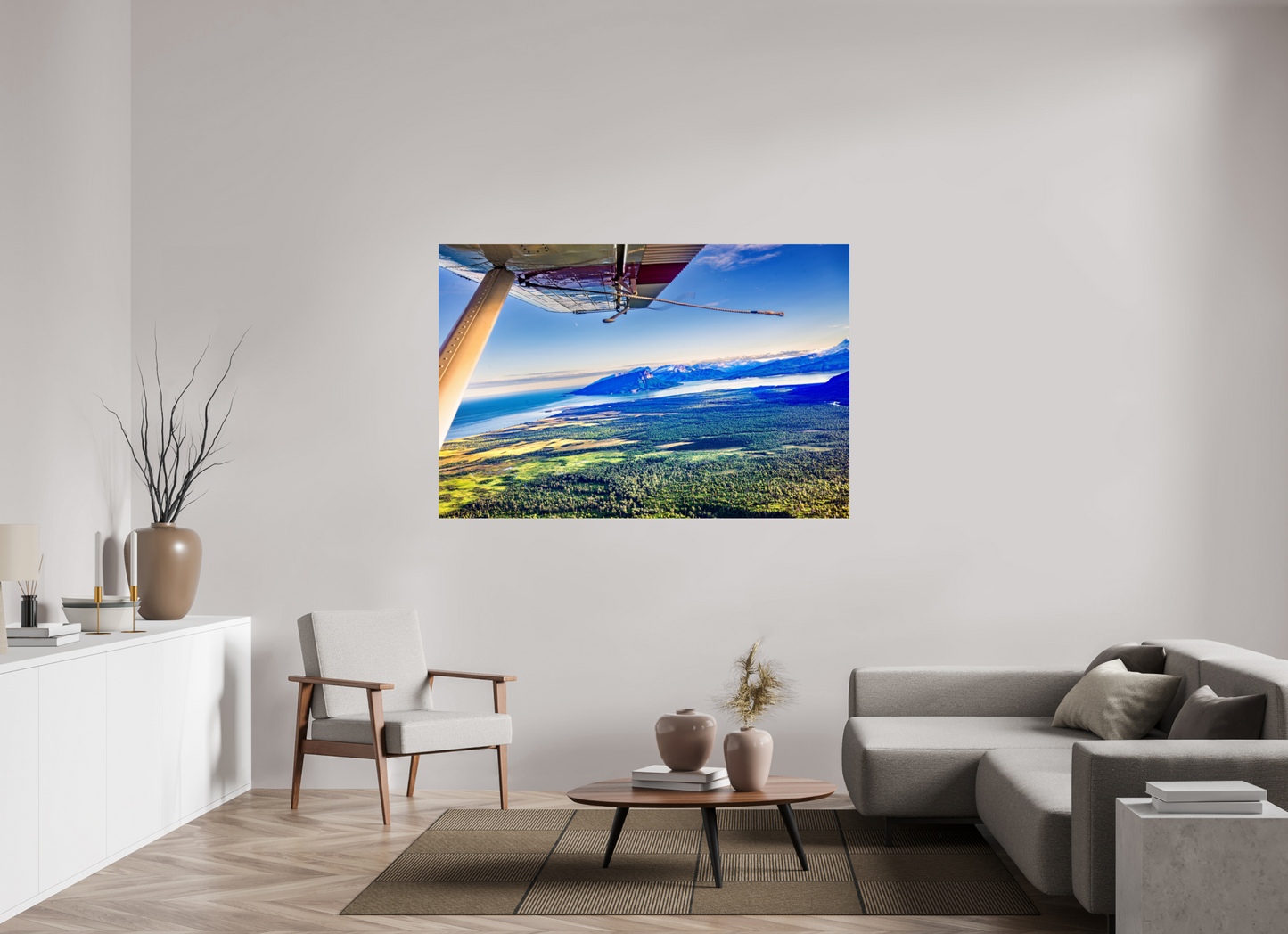 66 x 44″, Chroma Above Alaska