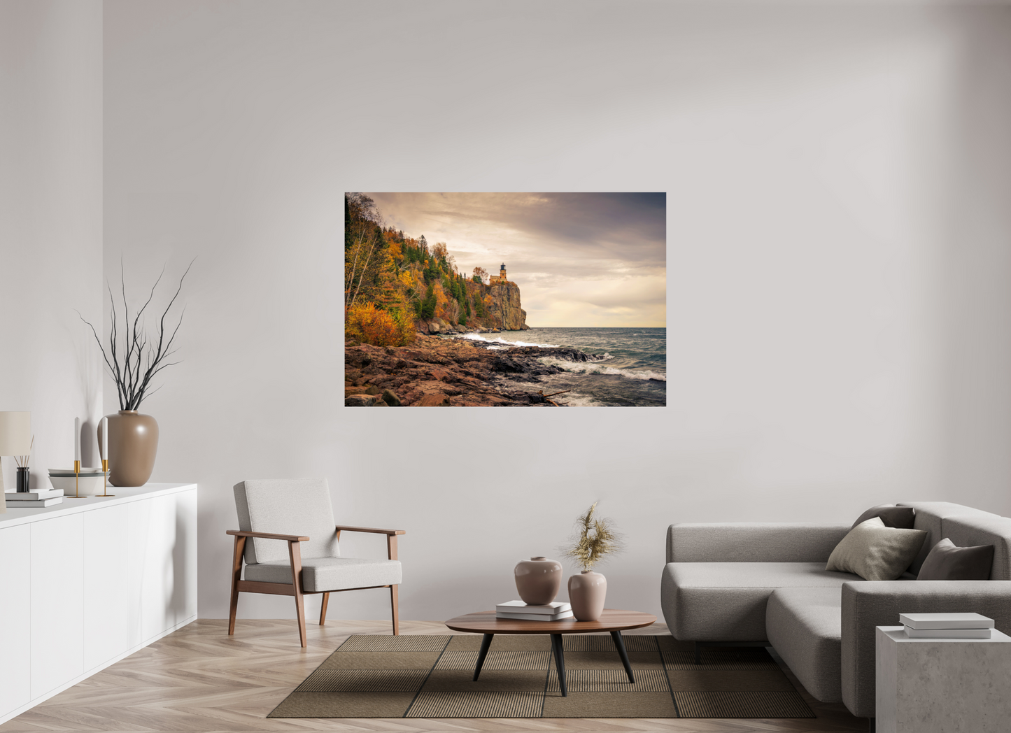 66 x 44″, Photo Print On Fuji Crystal DP II Split Rock Lighthouse