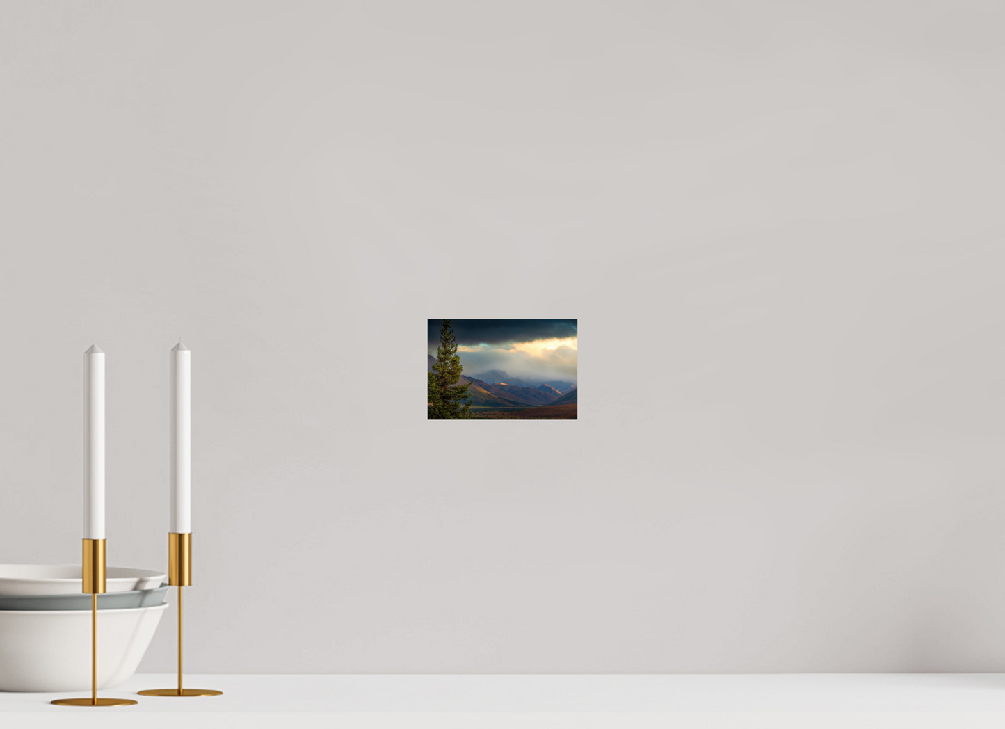 6 x 4″, Photo Print On Fuji Crystal DP II Moody Fall in Denali