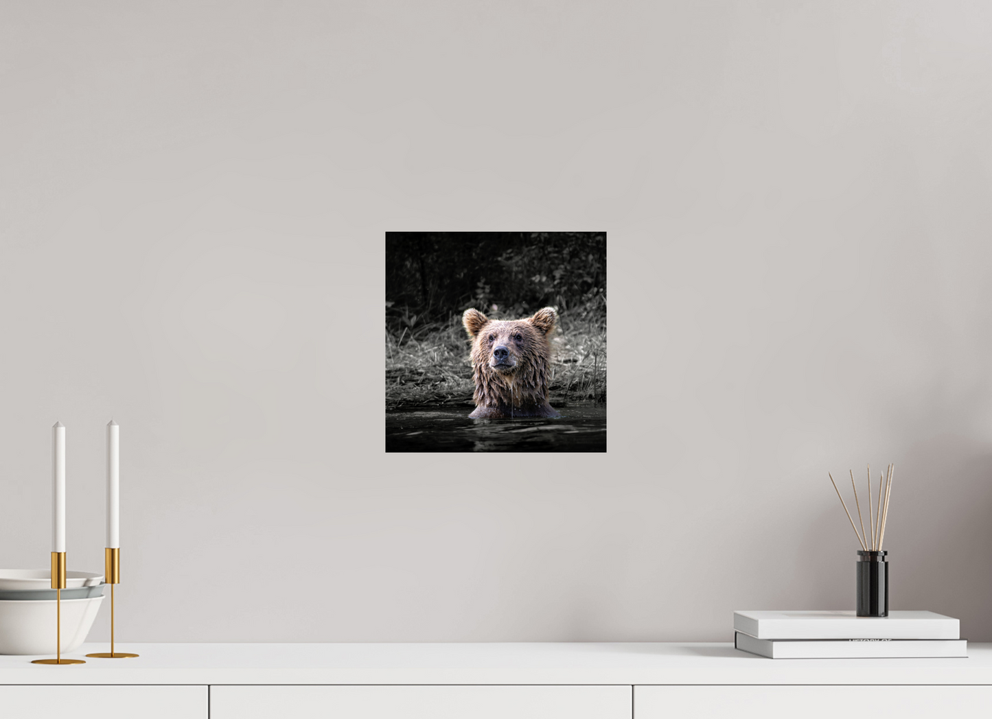 10 x 10″, Photo Print On Fuji Crystal DP II Bear Cub