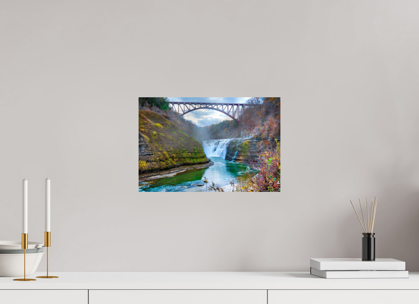 15 x 10″, Chroma Waterfall
