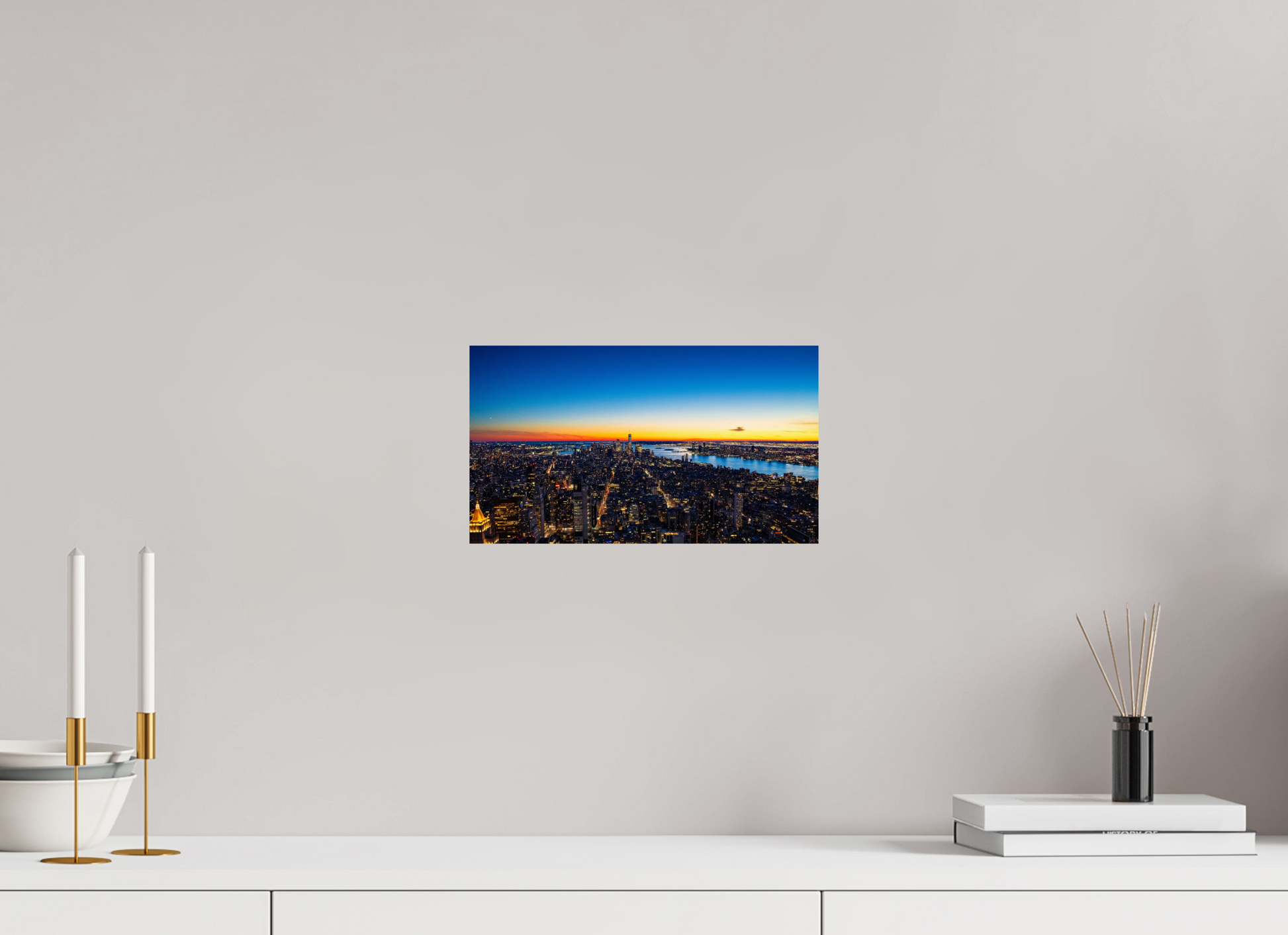 12 x 6.8″, Chroma New York Sunset
