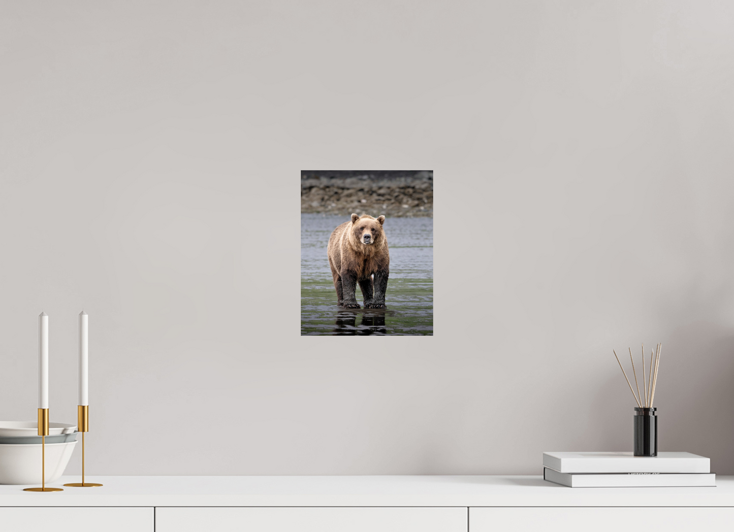 8 x 10″, Chroma Sow on the Alaska Shore