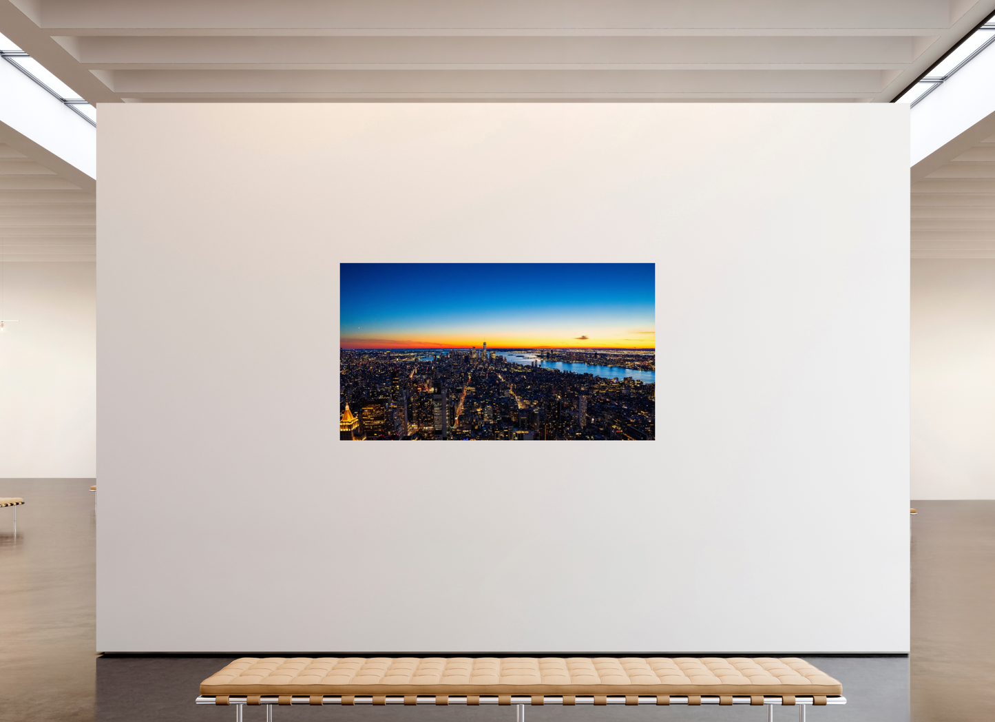 80 x 45″, Chroma New York Sunset