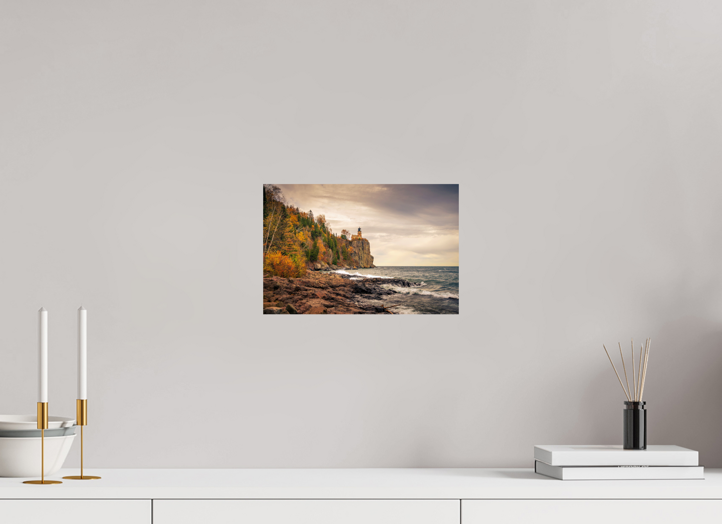 12 x 8″, Chroma Split Rock Lighthouse