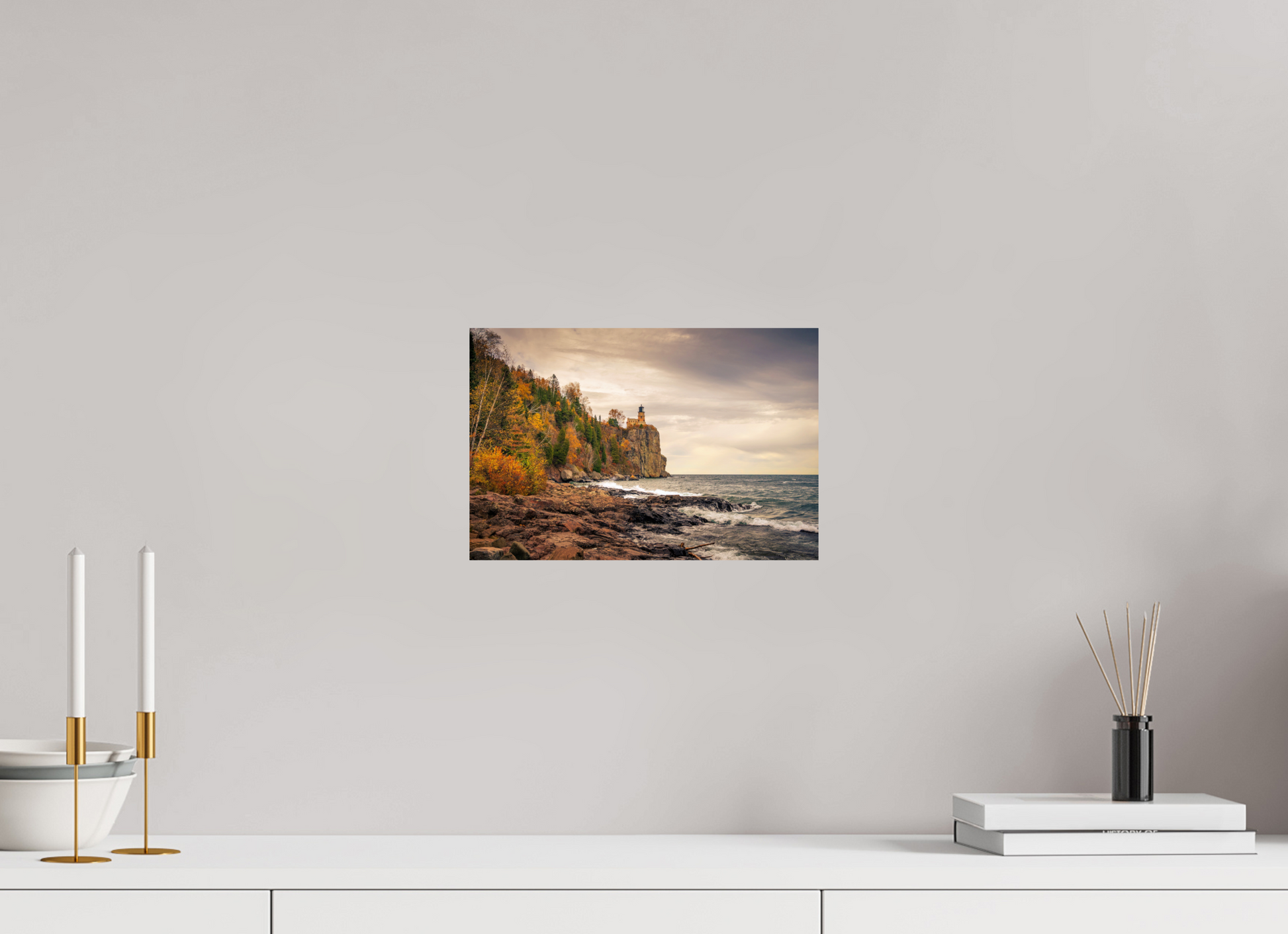 12 x 8″, Chroma Split Rock Lighthouse