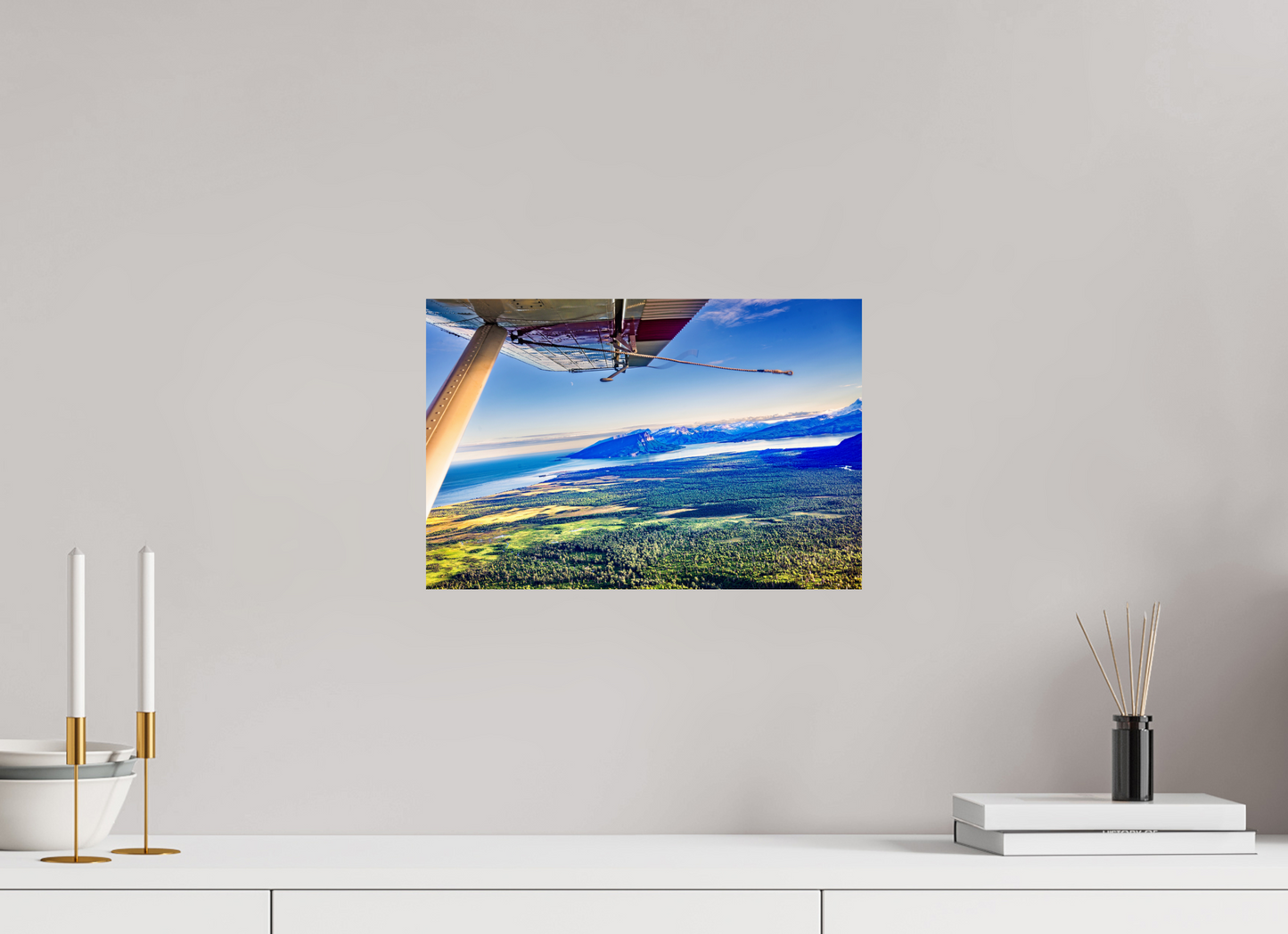 15 x 10″, Chroma Above Alaska