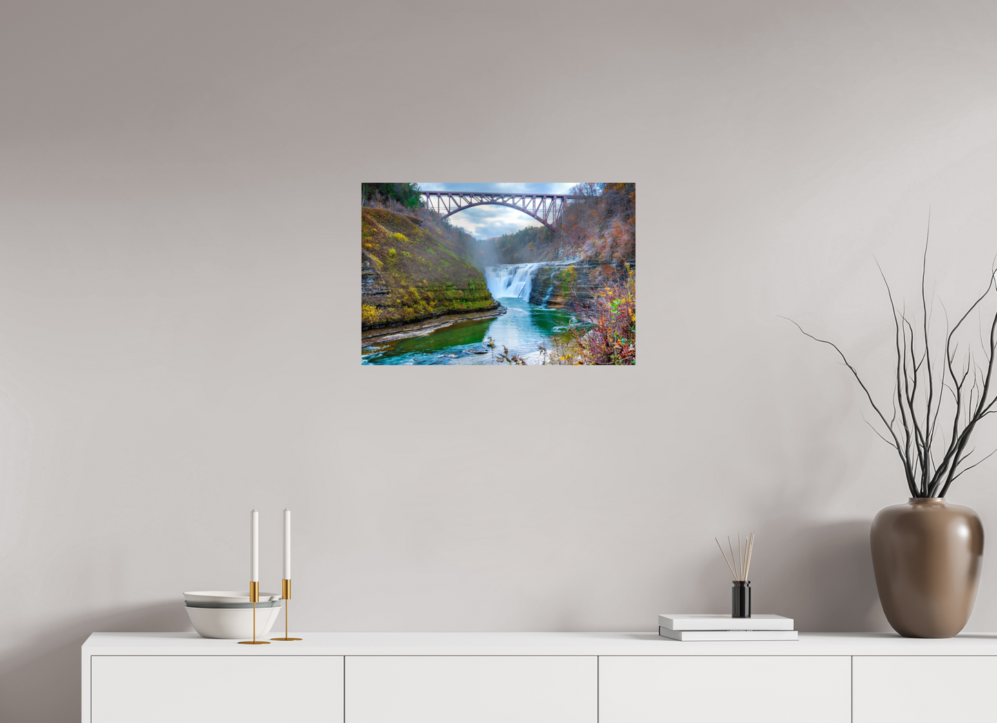 24 x 16″, Photo Print On Fuji Crystal DP II Waterfall