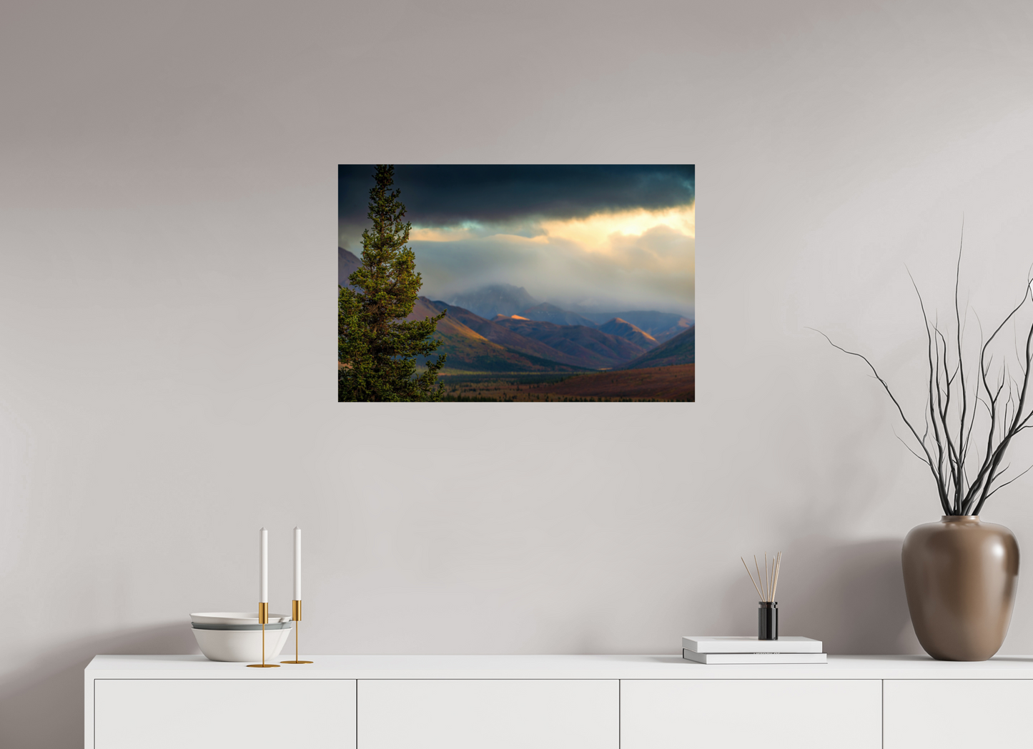 30 x 20″, Chroma Moody Fall in Denali