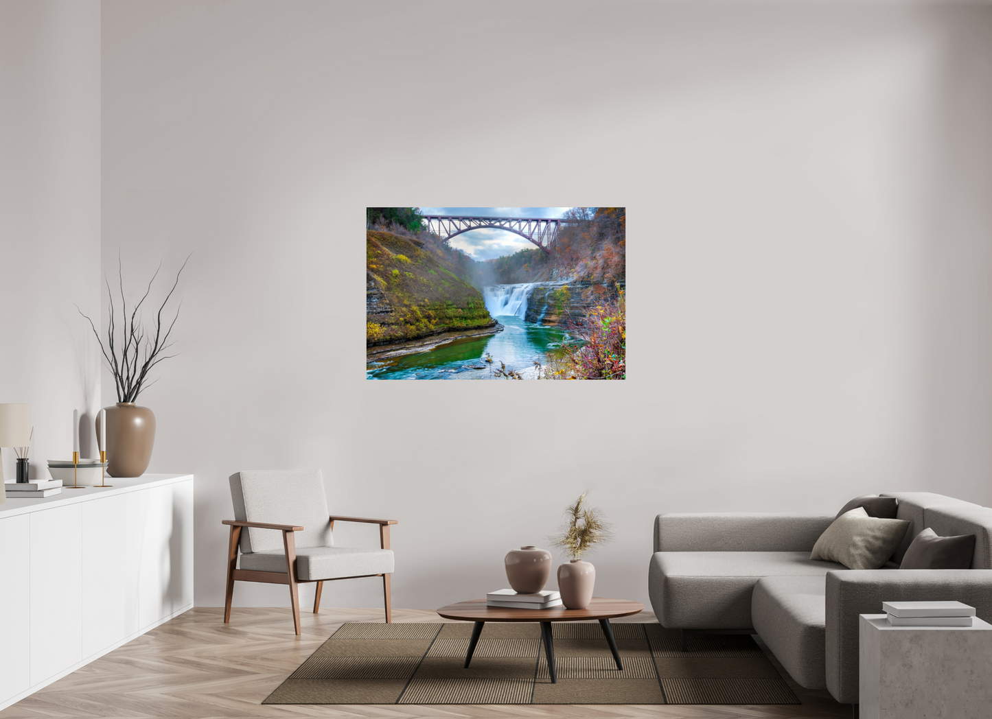 54 x 36″, Chroma Waterfall