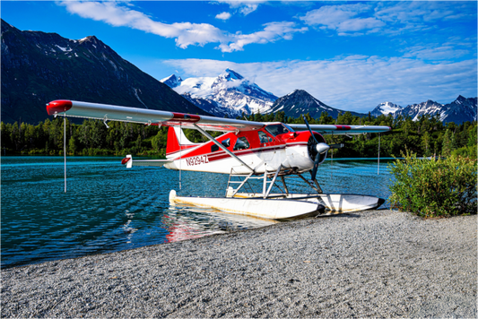 Main image Seaplane docked on the Beach