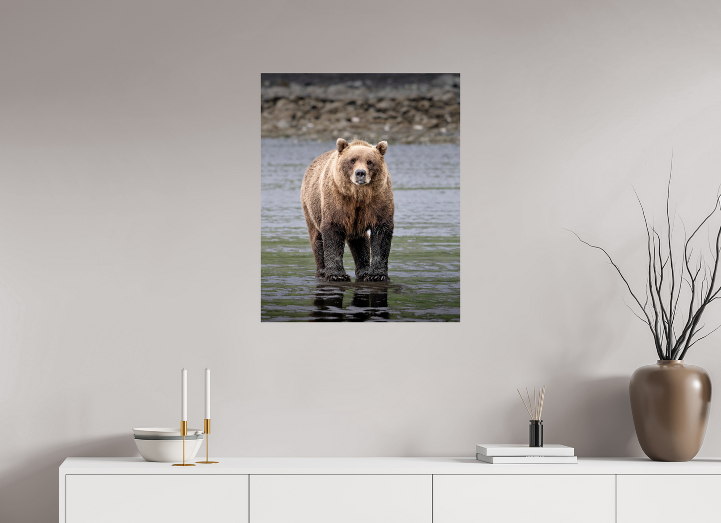 24 x 30″, Chroma Kodiak posing for the camera